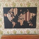 L'une des mappemonde des 5 ans ... au dessus de mon lit