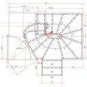 Escalier débillardé