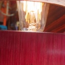 Lampe Amarante et Ebène Macassar