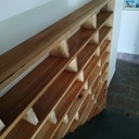 Bibliothèque dans escalier