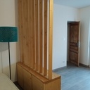 Meuble bas et claustra