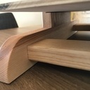 zoom sur le piètement