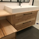 Salle de bain en frêne