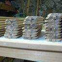 Persiennes trapézoïdales repliables