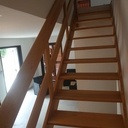 Escalier quart tournant à palier tout simple