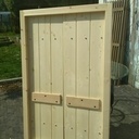 Porte de cave à 2 vantaux