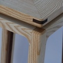 Guéridon Frêne et Noyer