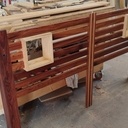 Tête de lit en Palissandre de Madagascar