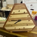 Horloge à partir de chutes