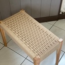 Banc assise tressée corde danoise