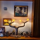 Lampadaire poirier palissé