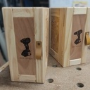 Coffrets muraux pour visseuses