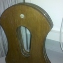 Support Casque Bois, Plexy-glass