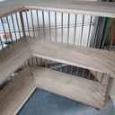 Étagère de coin - trois étages