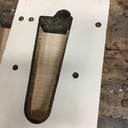 Gabarits assemblage poutres par queue d'aronde