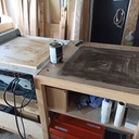 Porte Frêne et stratifié noir mat