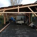 Carport 46 m2 en douglas