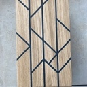 Tabouret d'apéro avec joints type pont de bateau