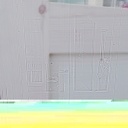 Porte double vitrée