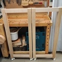 Commode à deux côtés