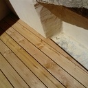 Une terrasse en Douglas.