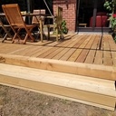 Terrasse en robinier