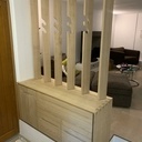 Vue vers l’entrée