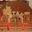 Support médailles pour un marathonien