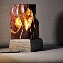 Lampe "magma en fusion"
