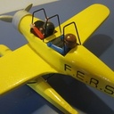 L'avion de tintin pour playmobil