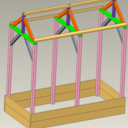 Projet de serre jardin potager en carrés