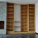 Bibliothèque coulissante