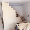 ESCALIER EN CONTREPLAQUE