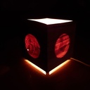 Lampe de chevet "live edge"