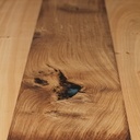 Table basse chêne-merisier