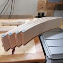 Gabarit rainures faces concaves