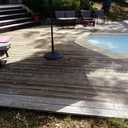 Terrasse de piscine. (Retour THT)