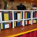 Etagère de rangement pour caisses industrielles .