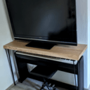 Console en chêne pour TV de 50 kg