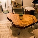 Table basse en châtaignier