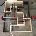 Bibliothèque murale Tetris