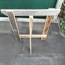 Tréteaux en bois de palette