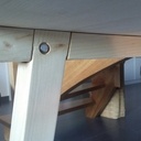 Fixation des pieds à la traverse