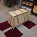 Coffre à jouets en arêtier