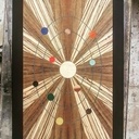 Petite table basse inspirée du système solaire