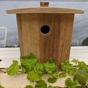 Nichoir en douelle de tonneau