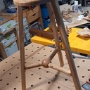 Tabouret atelier sans prétentions avec tenon mortaises