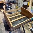 Repose-pieds en hêtre