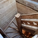 Panel escaliers en vieux bois
