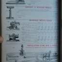 Installation d'une scie à ruban, avec manège